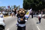 LA Kings mascot Bailey helped support the parade.